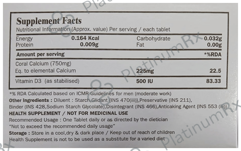 Delca D3 500 Tablet