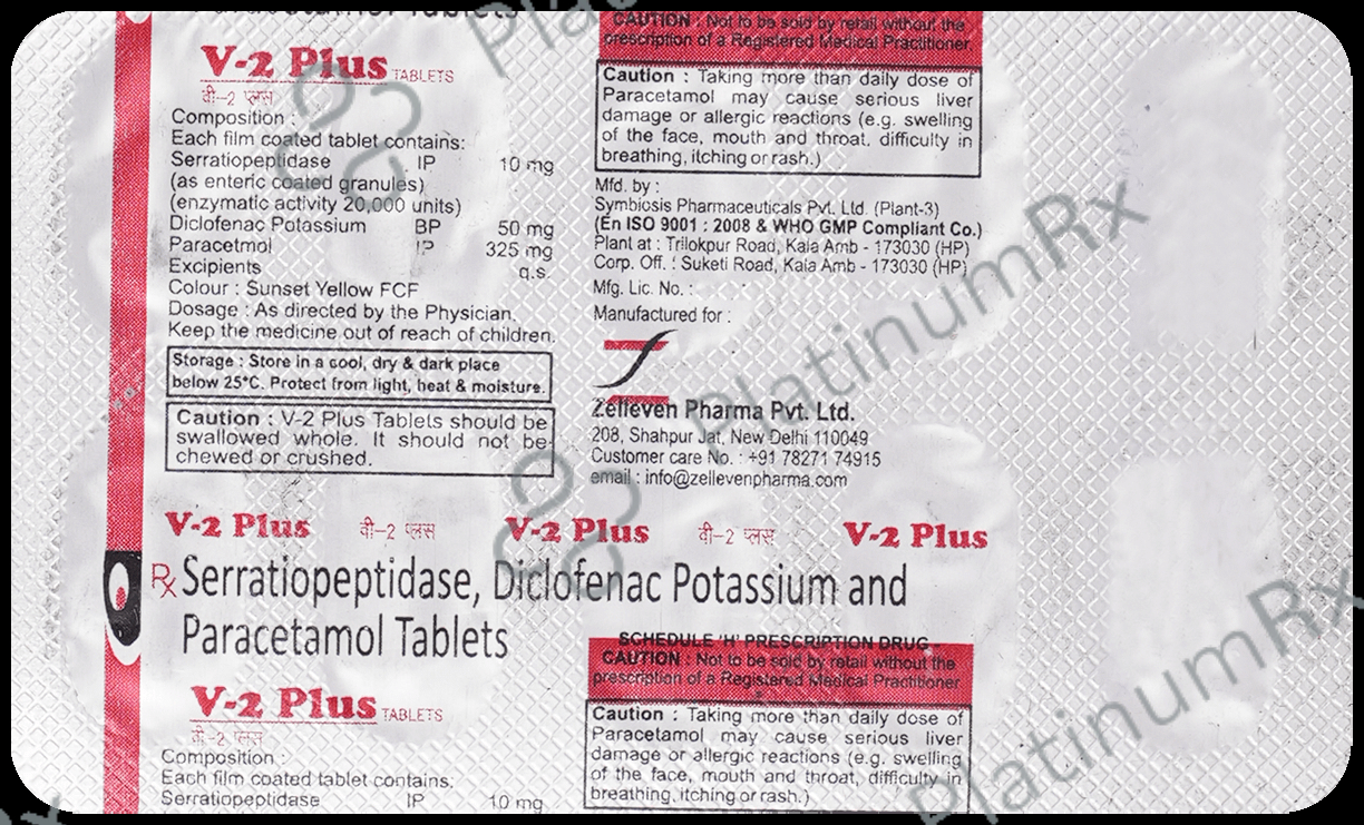 V 2 Plus Tablet 10s