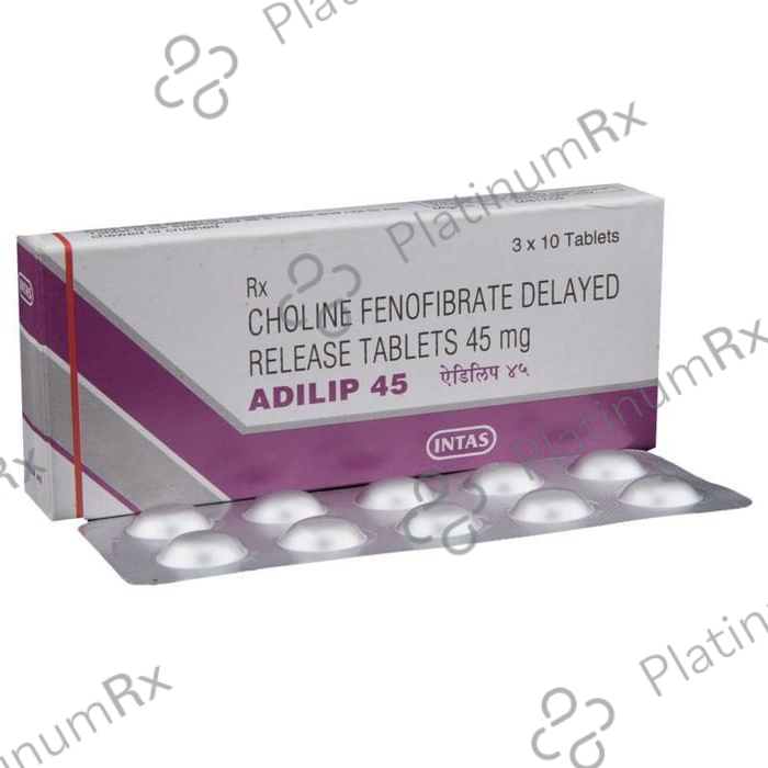 Adilip 45mg Tablet DR 10s