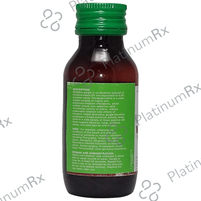 Wokadine Gargle 2% Solution