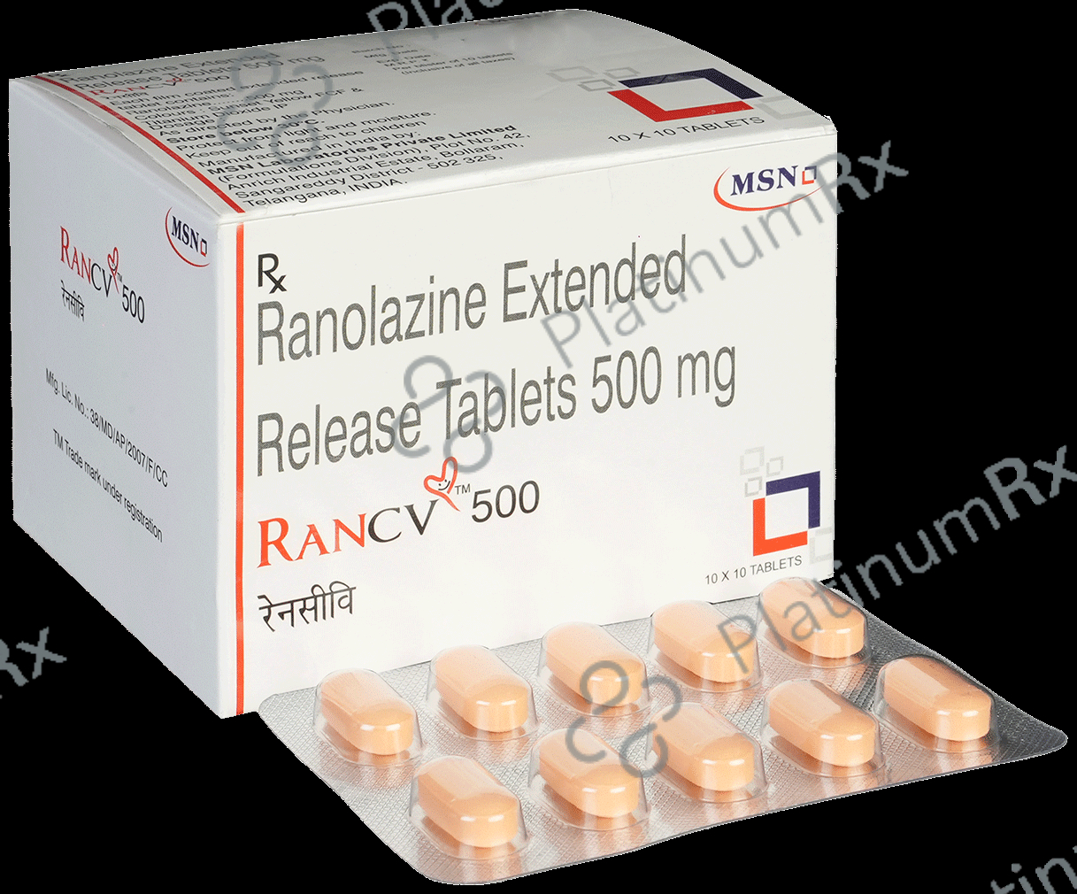 Rancv 500mg Tablet ER 10s