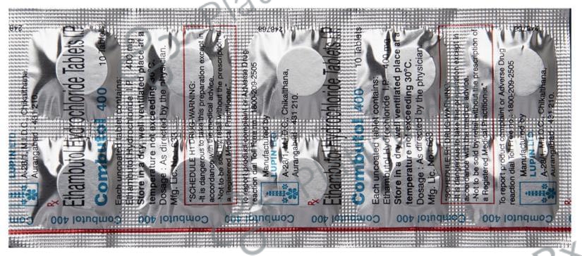 Combutol 400 Tablet