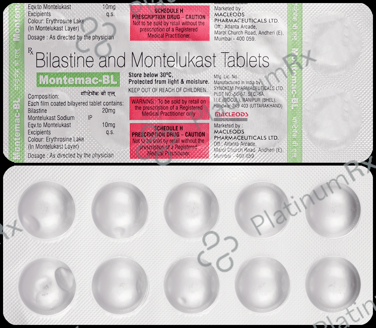 Montemac BL 20/10mg Tablet 10s