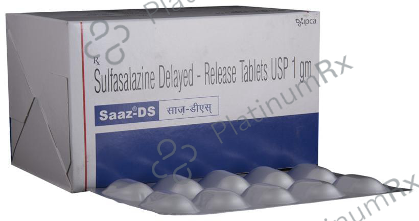 Saaz DS 1000mg Tablet DR 10s