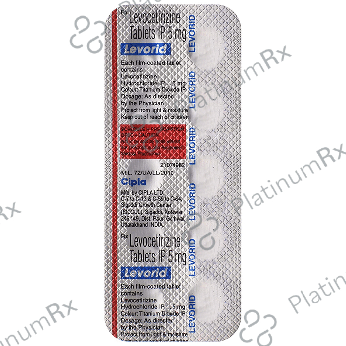 Levorid 5mg Tablet 10s
