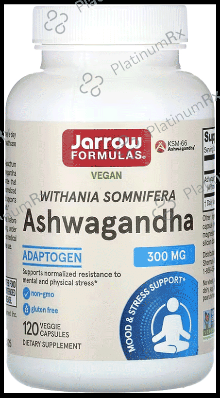 Jarrow Formulas Withania Somnifera Ashwagandha - Supports Resistance to Fatigue