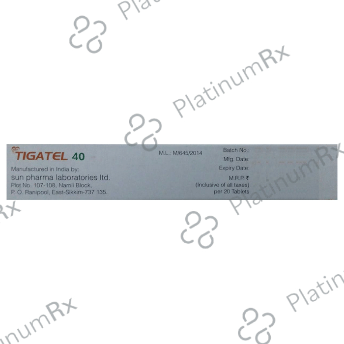 Tigatel 40mg Tablet 20s