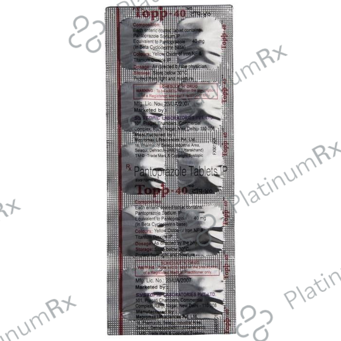 Topp 40mg Tablet 10s