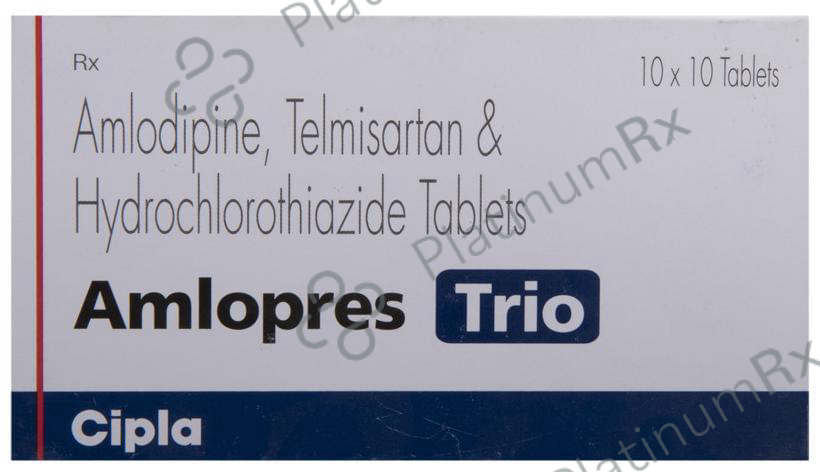 Amlopres Trio 5/12.5/40mg Tablet 10s