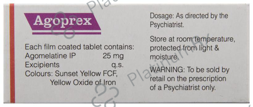 Agoprex 25mg Tablet 10s