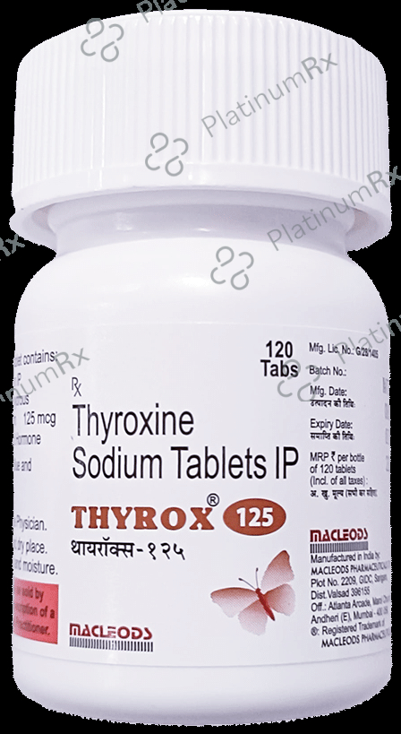 Thyrox 125mcg Tablet 120s