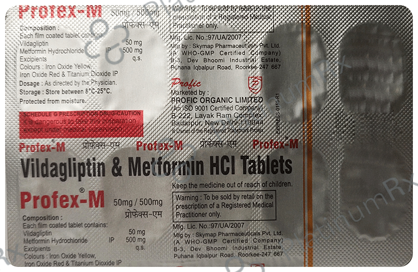 Profex-M 500mg/50mg Tablet