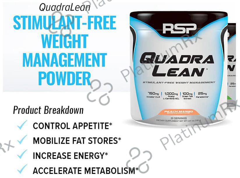 RSP Nutrition Quadra Lean Powder Peach Mango