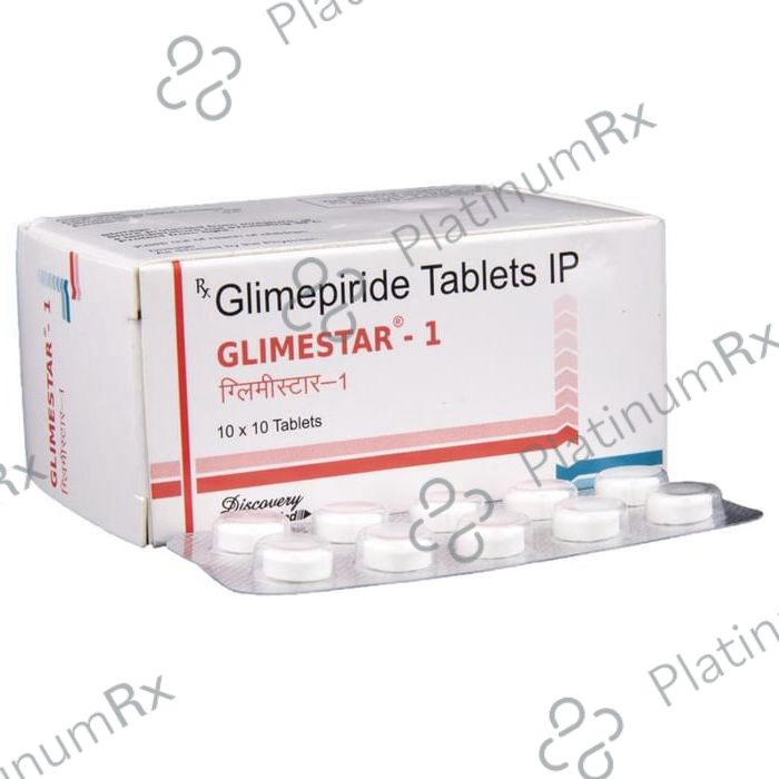 Glimestar 1mg Tablet 10s