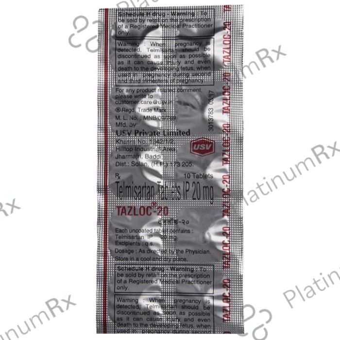 Tazloc 20mg Tablet 10s
