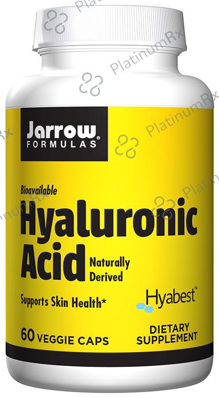Jarrow Formulas Bioavailable Hyaluronic Acid - Veggie Capsule for Skin Health