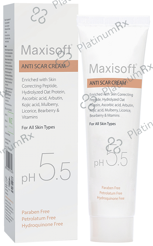 Maxisoft PH 5.5 Anti Scar Cream (25gm Each) 1 Tube