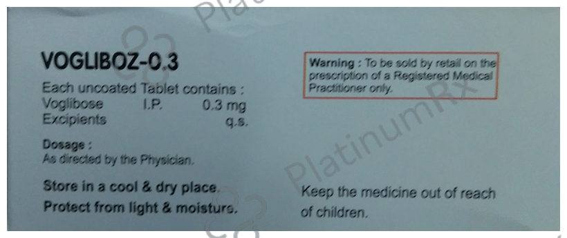 Vogliboz 0.3mg Tablet 10s