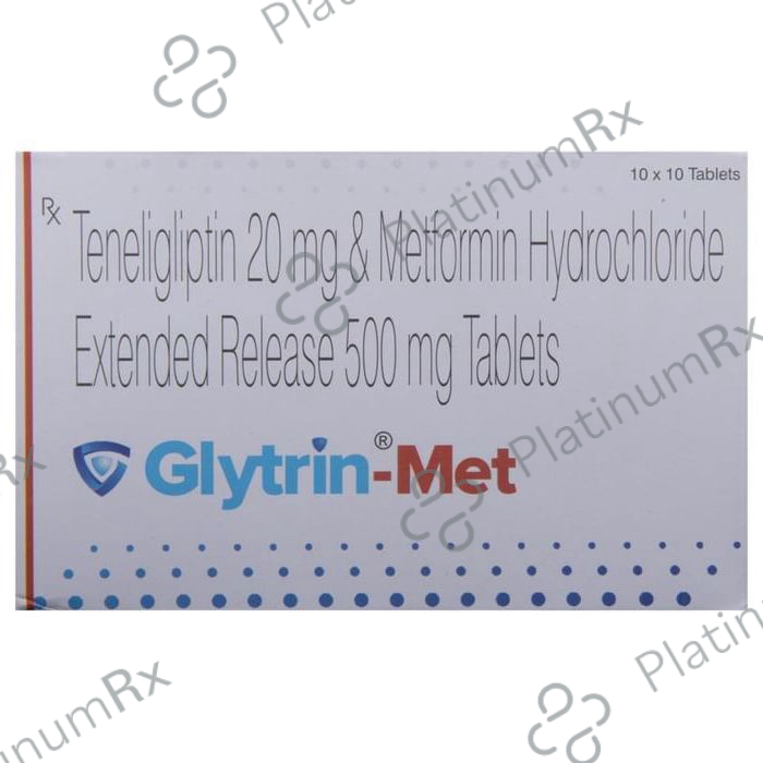 Glytrin Met 500/20mg Tablet ER 10s