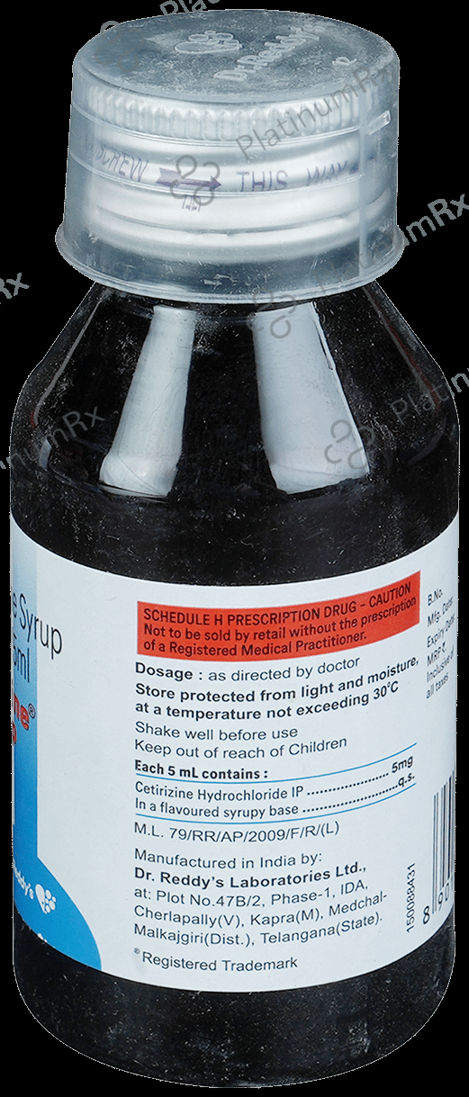 Cetzine 5mg Syrup 60ml