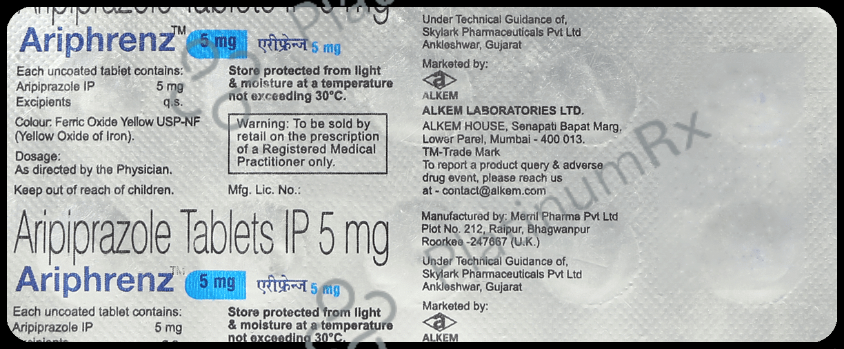Ariphrenz 5mg Tablet