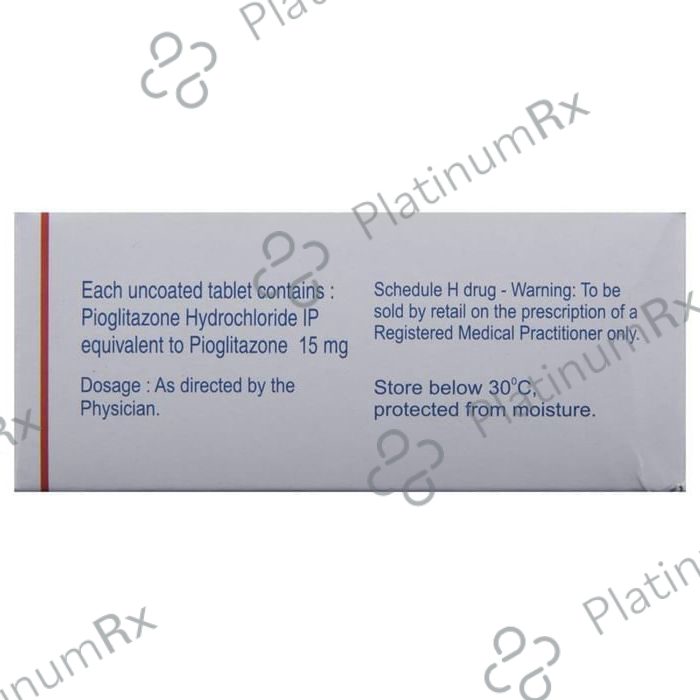 Pioglar 15mg Tablet 10s