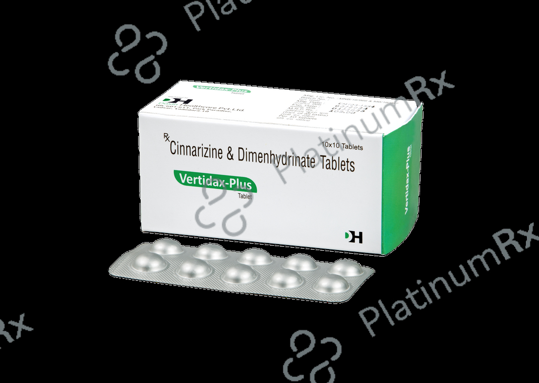 Vertidax Plus 20/40mg Tablet 10s