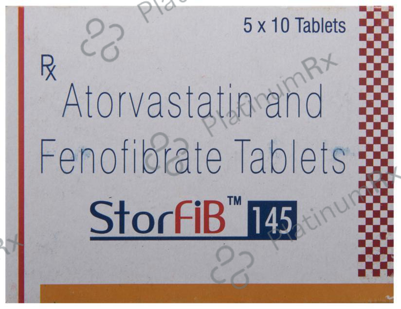 Storfib 10/145mg Tablet 10s