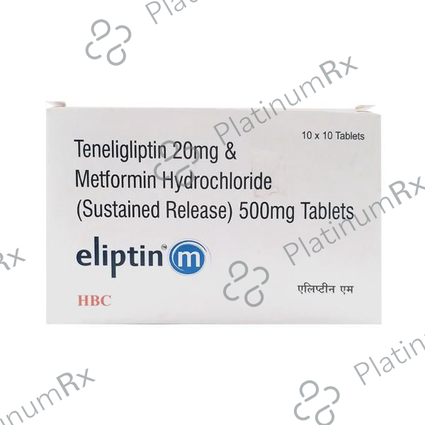 Eliptin M 500/20mg Tablet SR 15s