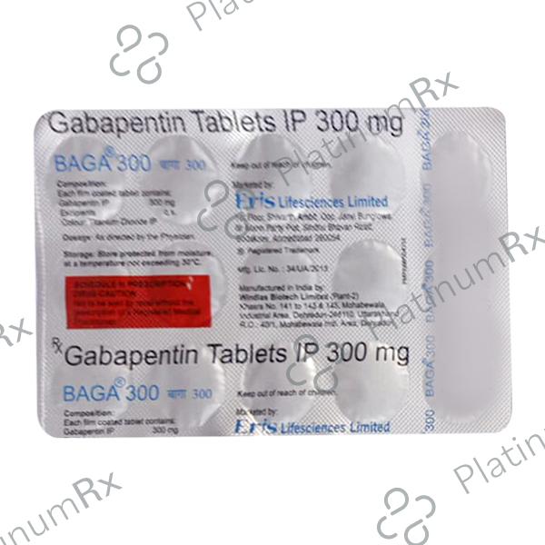 Baga 300mg Tablet 15s
