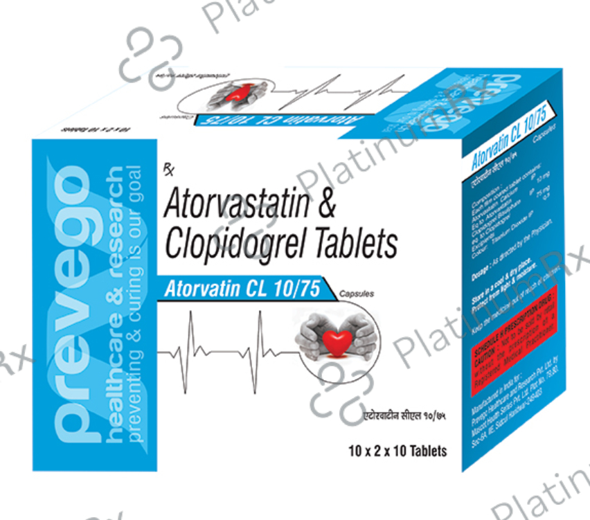 Atorvatin CL 10/75mg Capsule 15s