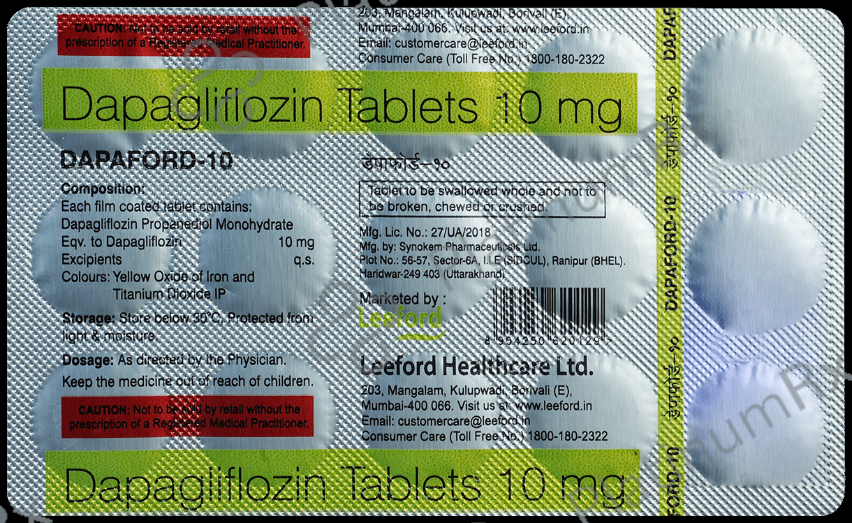 Dapaford 10mg Tablet 15s