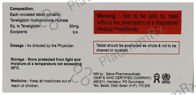 Tenetos 20 Tablet