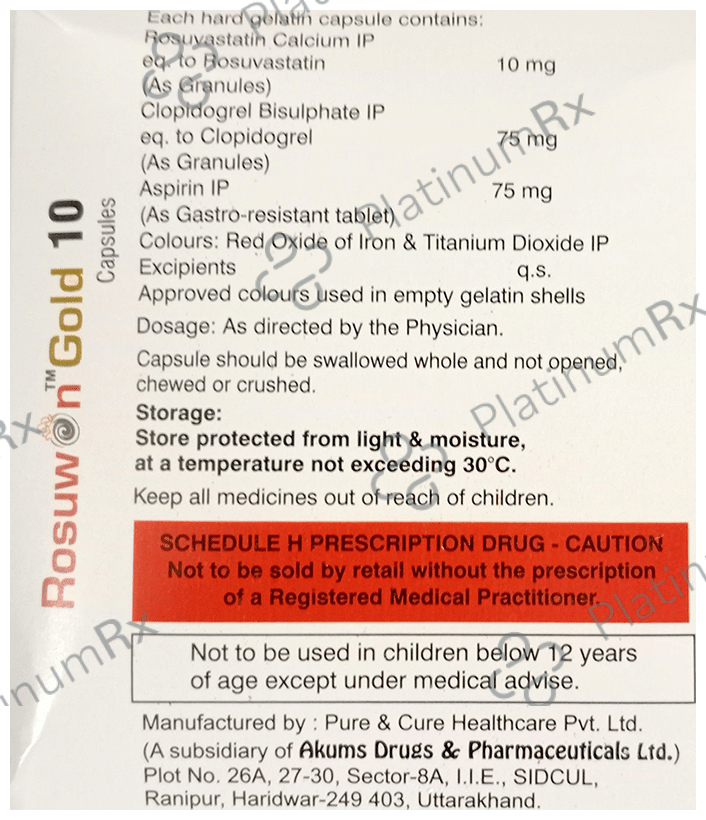 Rosuwon Gold 10 Capsule