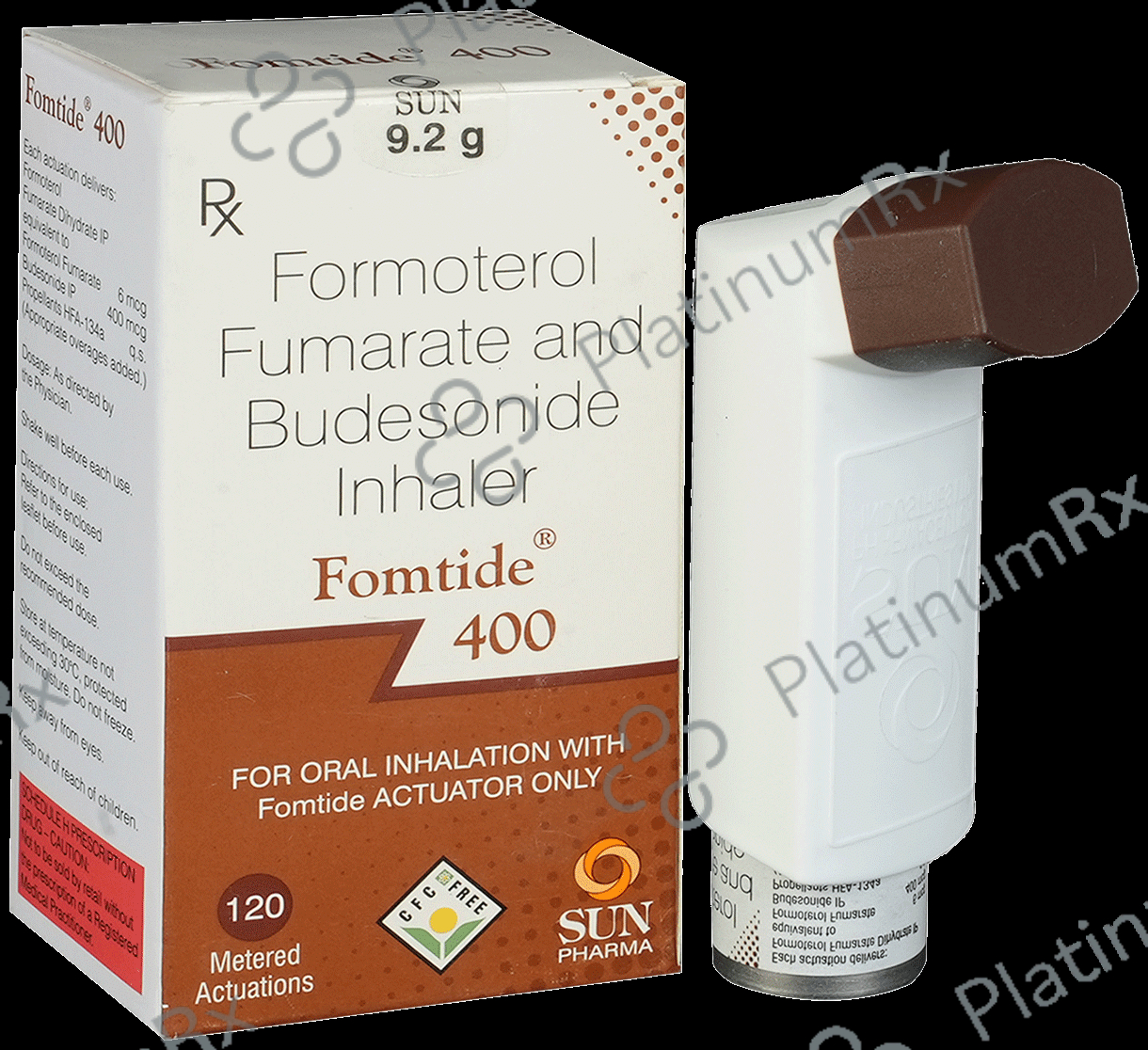 Fomtide 400/6mcg CFC Free Inhaler 120MDI