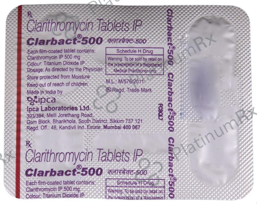 Clarbact 500mg Tablet 4s