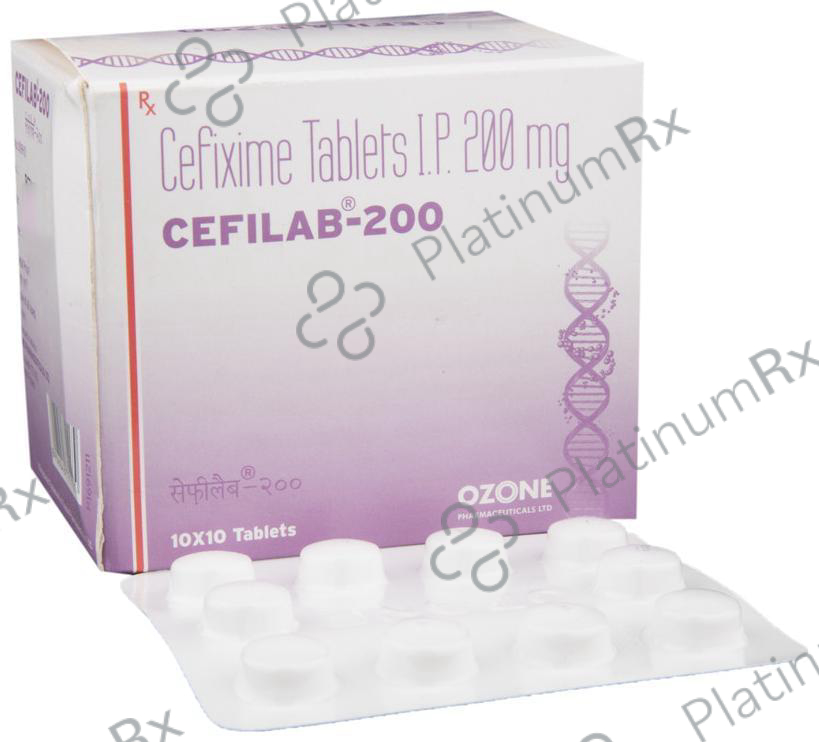 Cefilab 200mg Tablet 10s