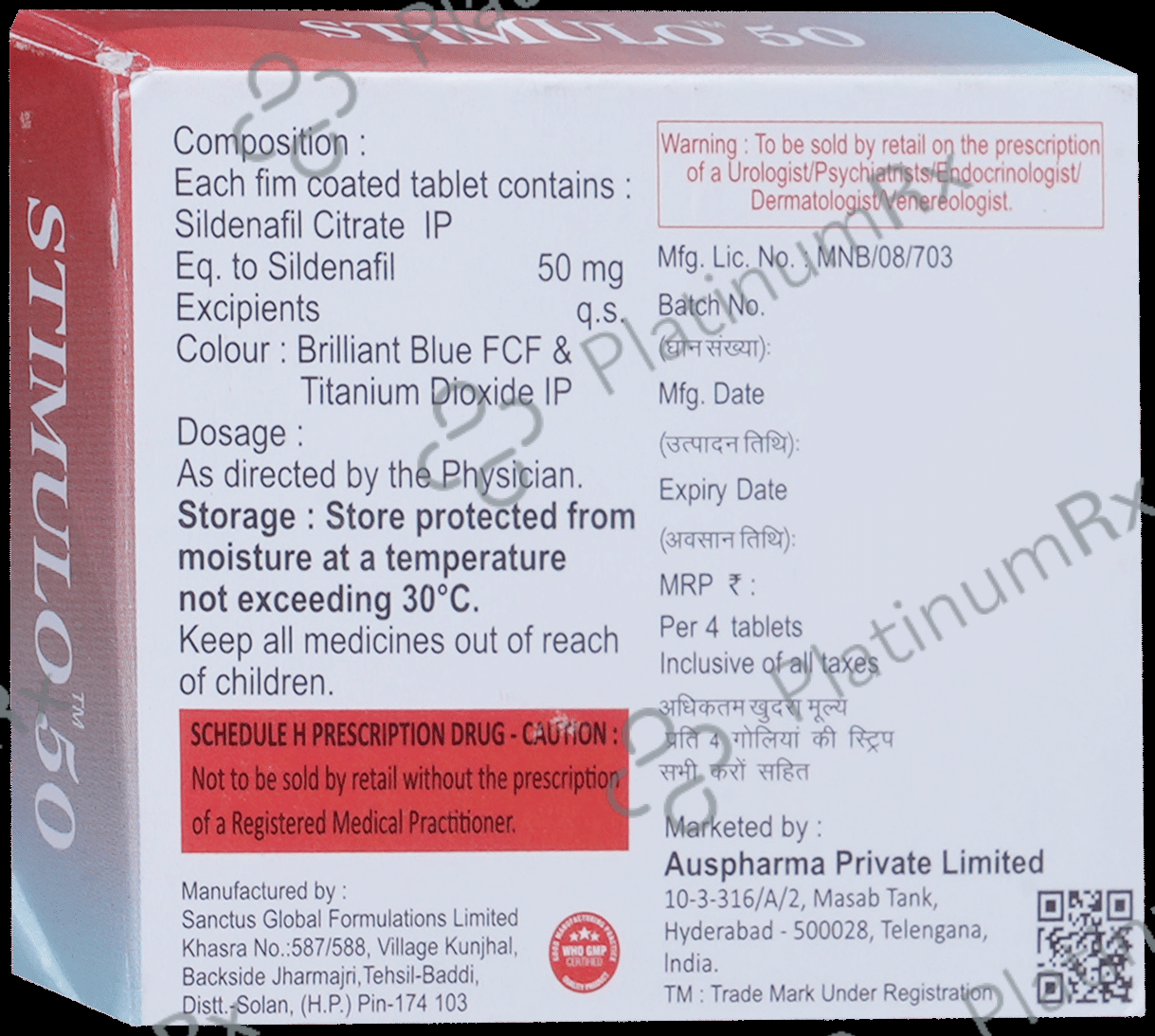 Stimulo 50 Tablet
