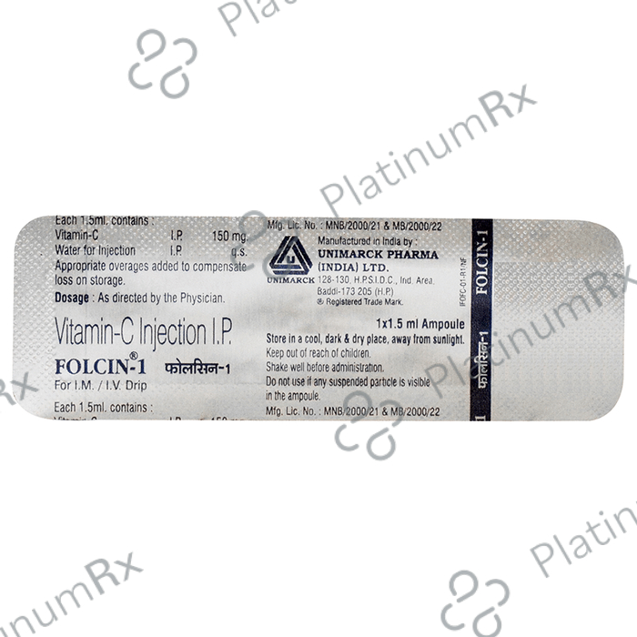 Folcin 1 Injection