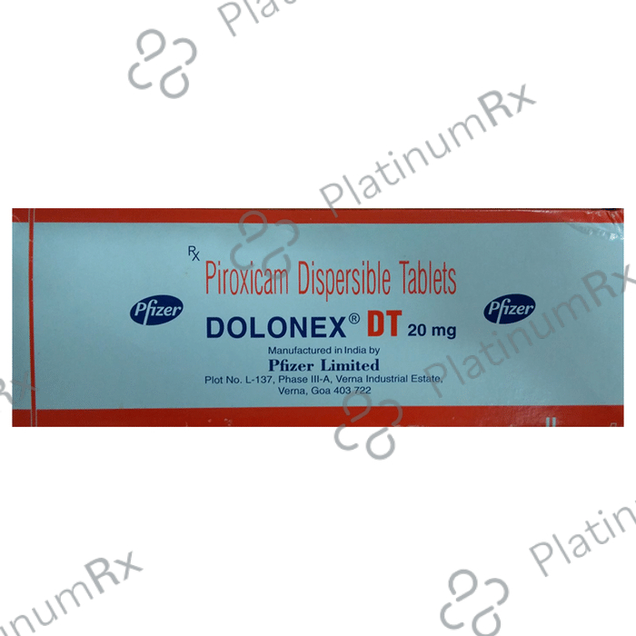 Dolonex DT 20mg Tablet 15s