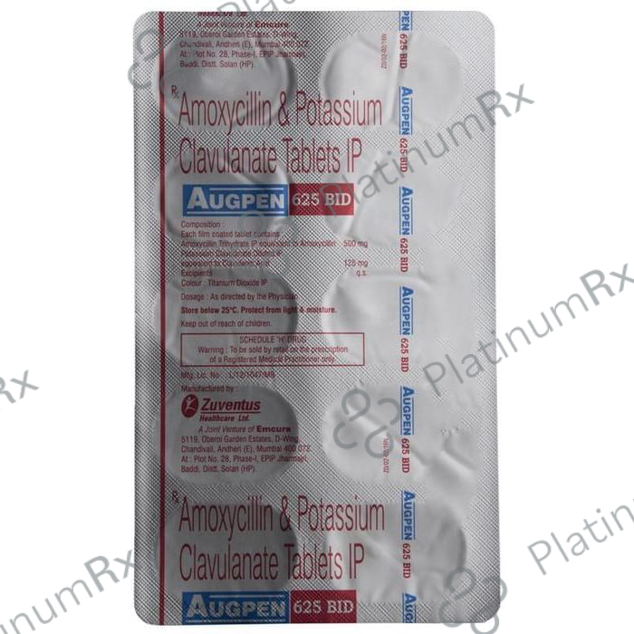 Augpen 625mg BID Tablet 10s