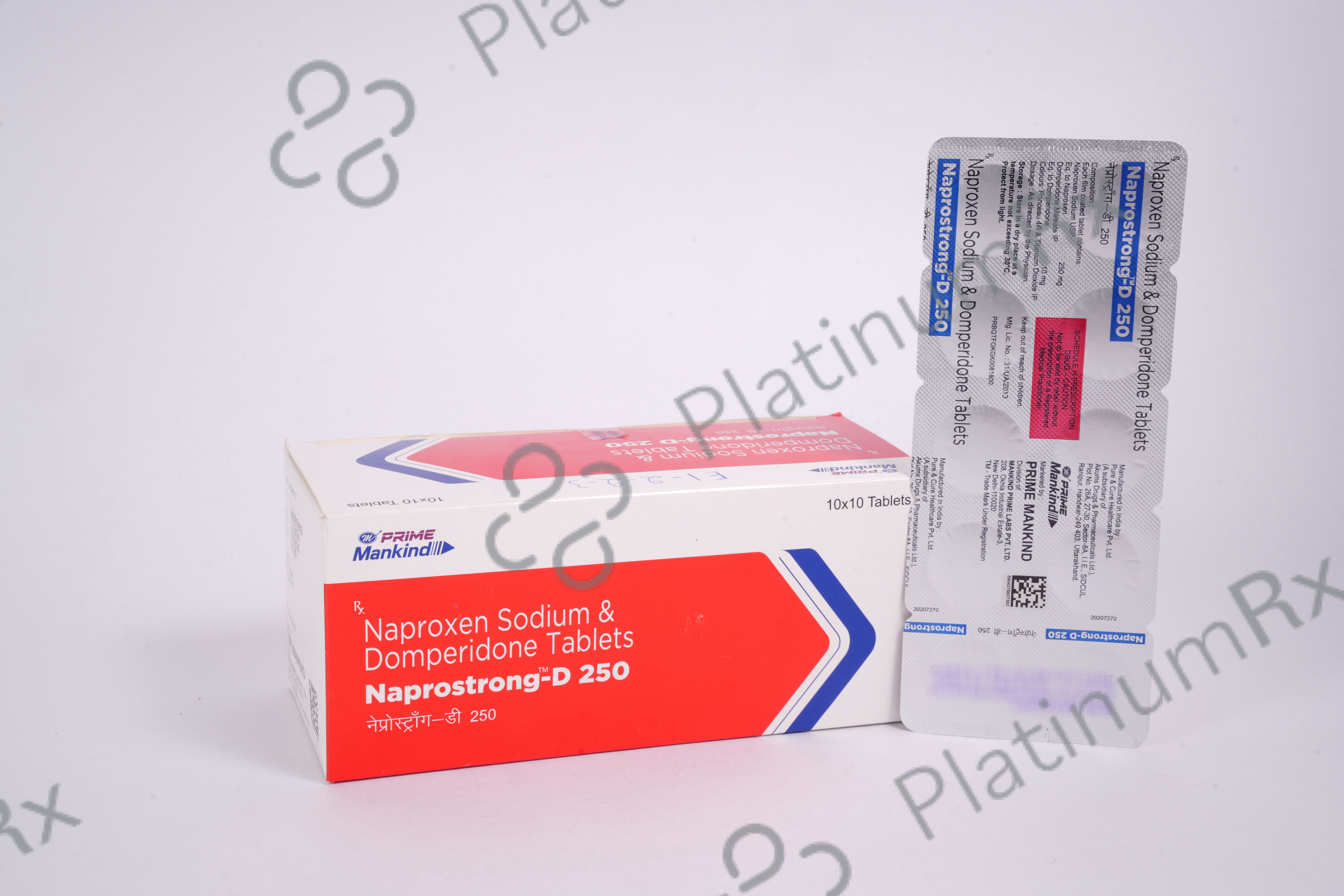 Naprostrong D 10/250mg Tablet 10s