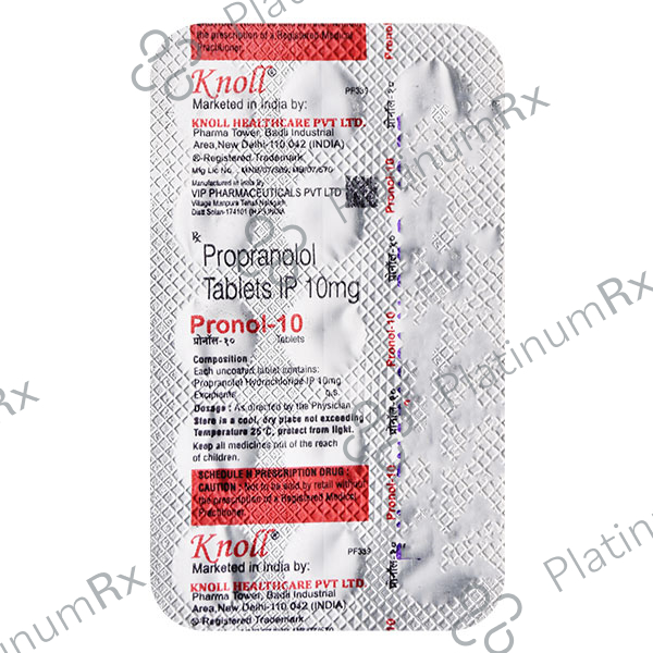 Pronol 10mg Tab 15s