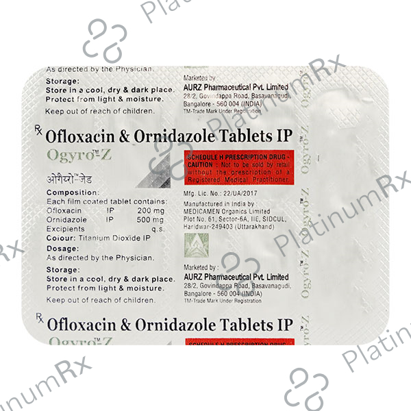 Ogyro Z 200/500mg Tablet 10s