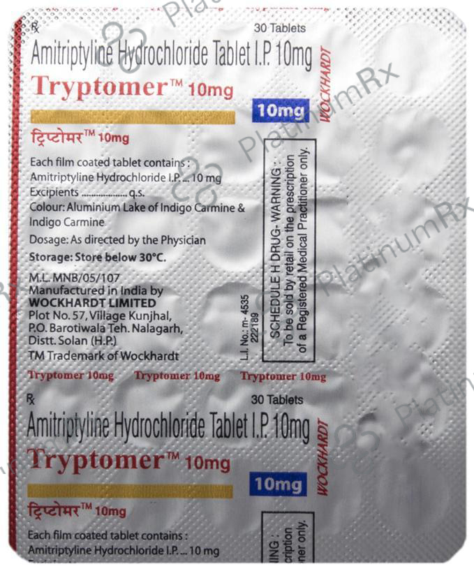 Tryptomer 10mg Tablet 30s