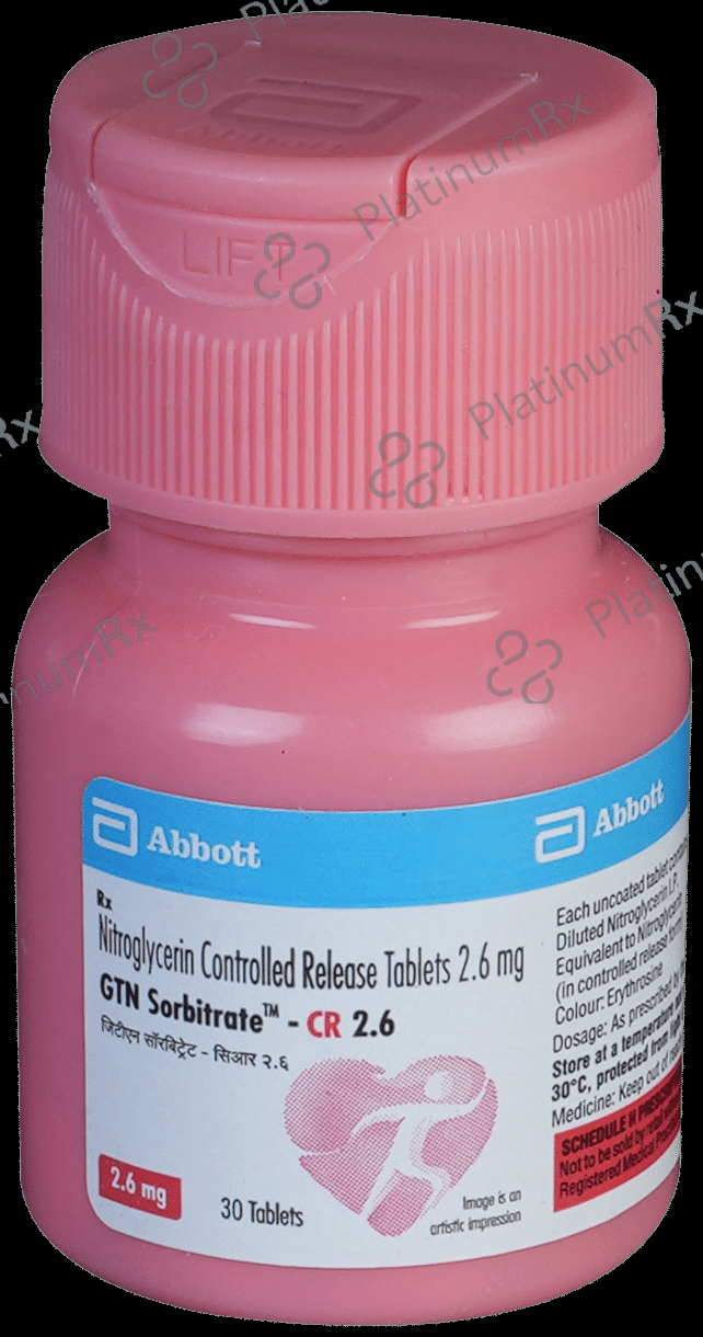 GTN Sorbitrate CR 2.6mg Tablet 30s