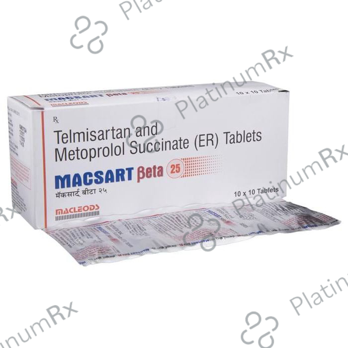 Macsart Beta 25 23.75/40mg Tablet ER 10s