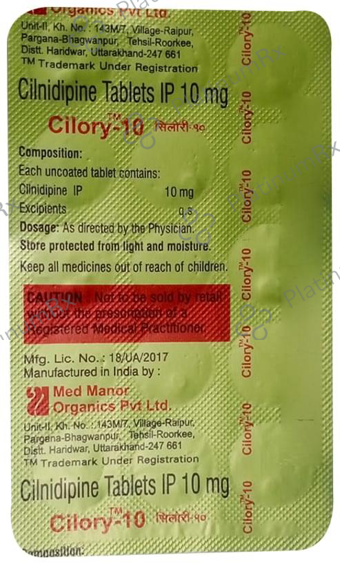 Cilory 10 Tablet 15 Tablet