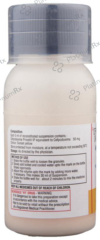 Kefpod 50mg Oral Suspension Orange 30ml