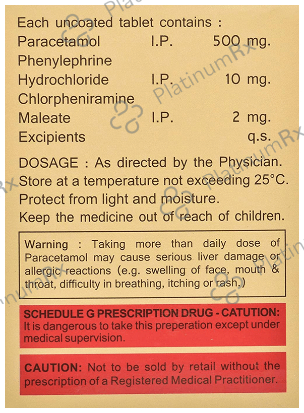 Zincold 2/500/10mg Tablet 15s